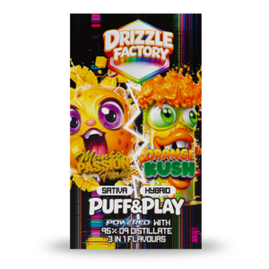 Mango Passionfruit/Orange Kush – Puff & Play 6g Vape