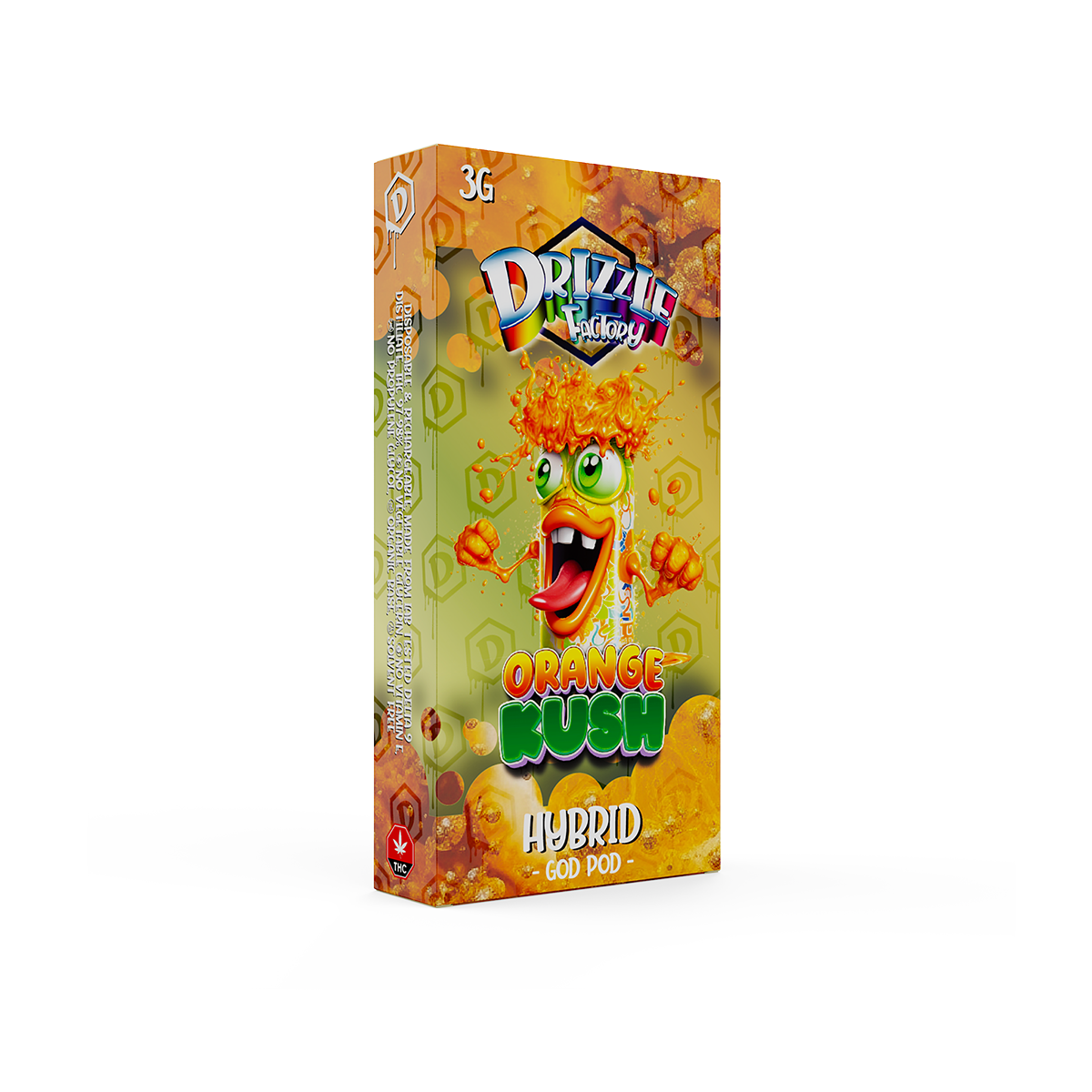 Orange Kush God Pod 3G Vape - Image 2